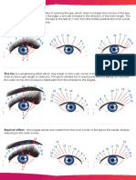 Natural eye opening effect - characteristics and eyelash growth patterns