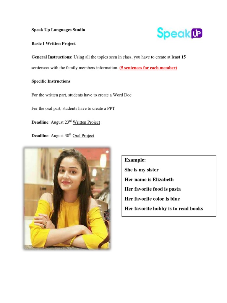 English Project Basic I | PDF