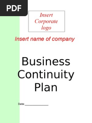 Business Continuity Plan