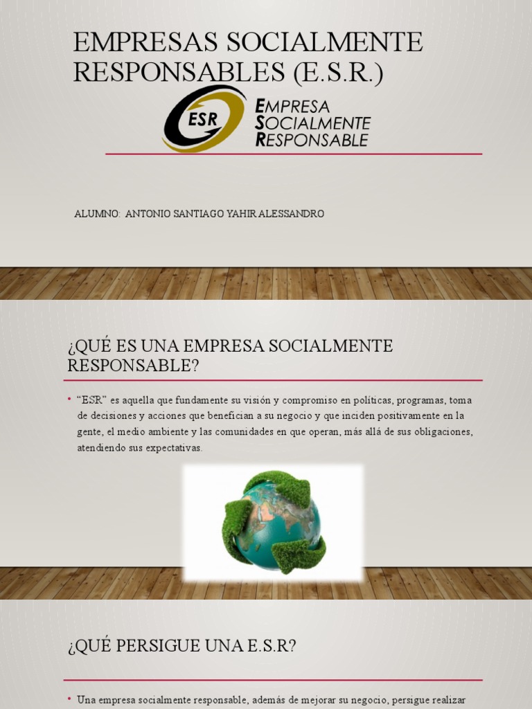 Empresas Socialmente Responsables en México | PDF | Responsabilidad ...