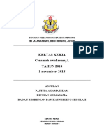 Kertas Kerja Awal Remaja