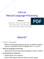 Intro to NLP: Key Concepts