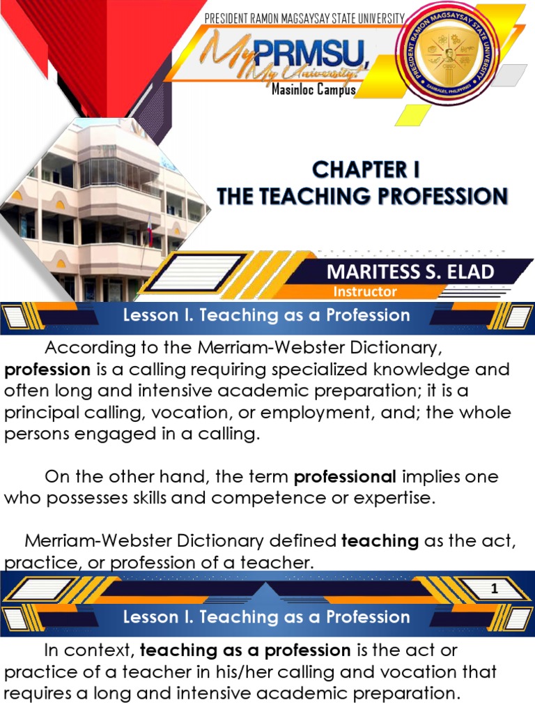 Teaching as a Professional Vocation | PDF | Profession | Teachers