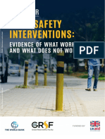 Guide For Road Safety Interventions Evidence of What Works and What Does Not Work