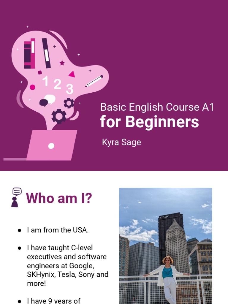 Slides Curso de Ingles Basico A1 para Principiantes 2022 | PDF ...