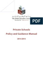 Private Schools Policy and Guidance Manual
