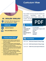 CV Lamaran M. Soleh Malau