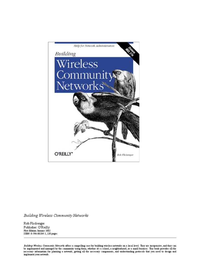 Wireless Networks for Communities | PDF | Ieee 802.11 | Digital ...