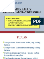 Analisis Laporan Keuangan (Pengukuran Kinerja Bisnis)