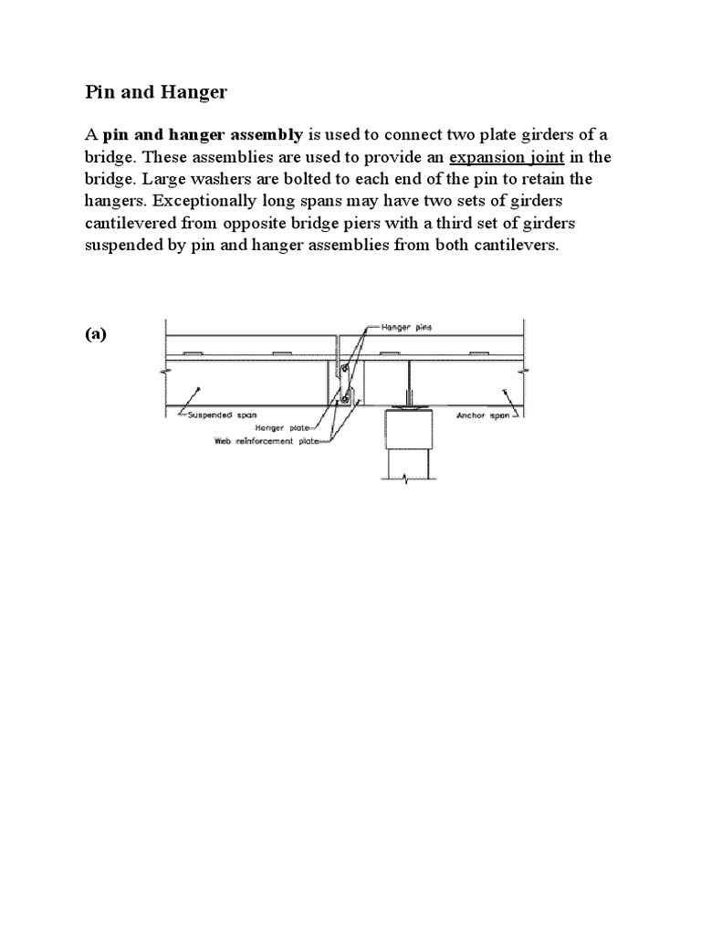 Pin and Hanger PDF Structural Engineering Civil Engineering