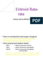 12 Indeks Eritrosit Rata-Rata