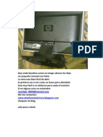 Manual para Abrir Monitor HP Vp15