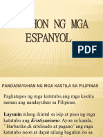 Panahon NG Mga Espanyol 1