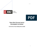 RNZ Statement of Intent - 2019 - Amended Sept 19 - Minister Approved Final