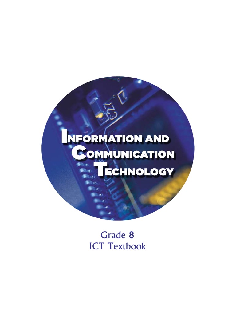 Ict g8 textbook pdf