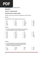 Oral Skills Guide