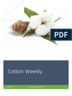 Cotton Weekly 8 Nov 22