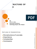 Microstructure of Concrete