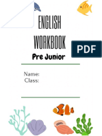 English - Pre Primary 1 Worksheets