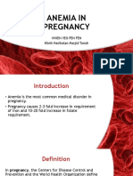 Anemia in Pregnancy