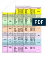 Jadwal Karyawan 17 Januari 2021