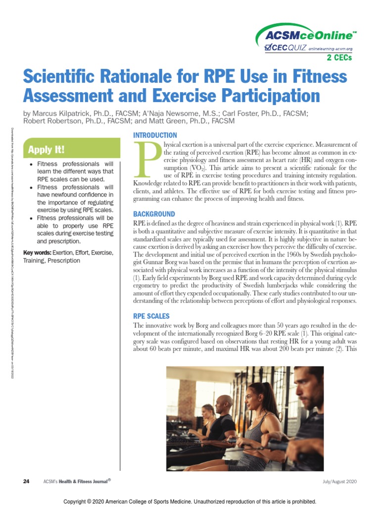 Scientific Rationale For RPE Use in Fitness.8 PDF