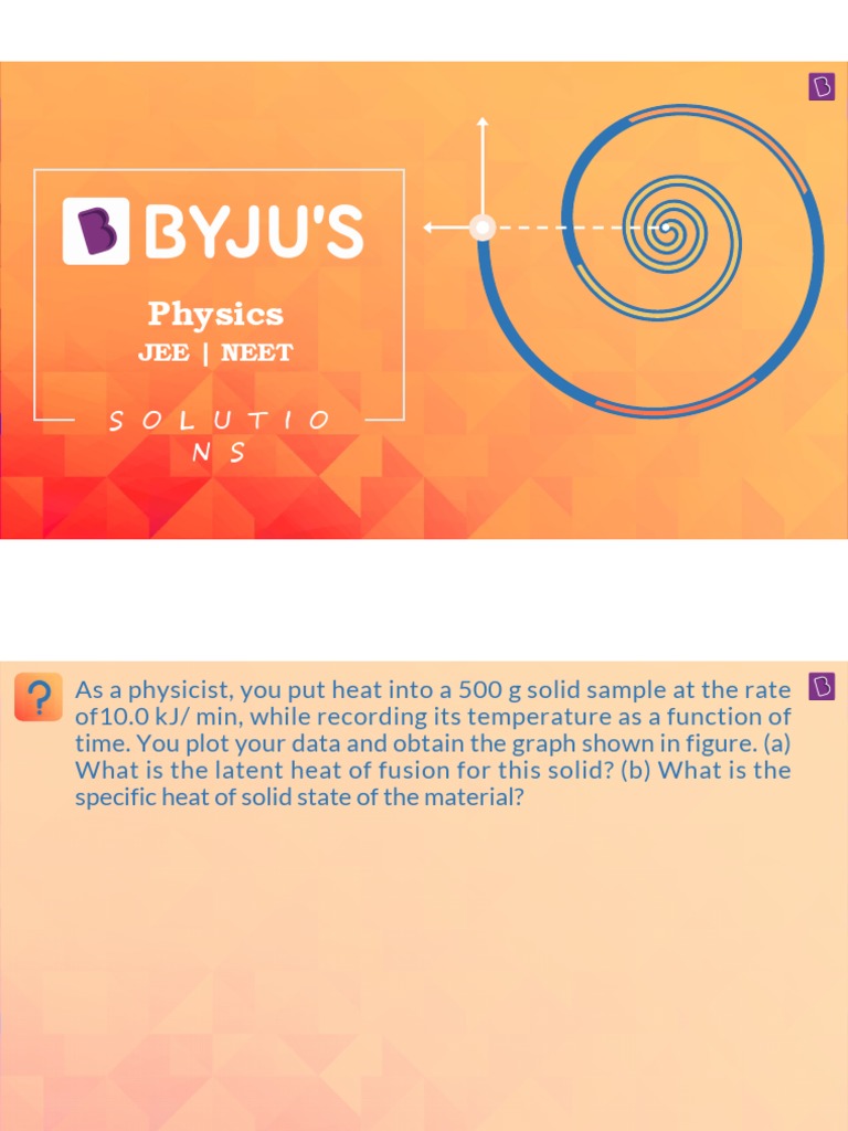 Calorimetry H C Verma Questions and Answers PDF