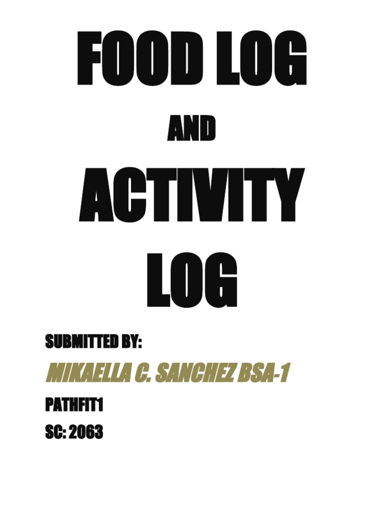 food-log-and-activity-log-sanchez-pdf