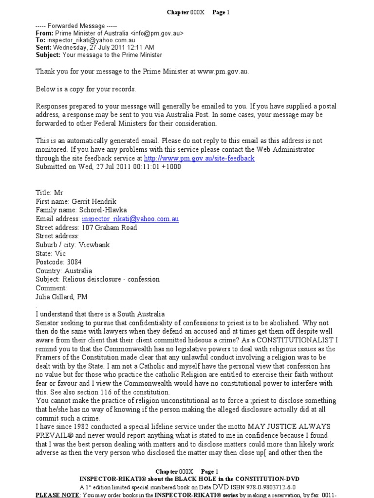 01 Religious Disclosure Confession | PDF