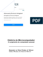 História Do Microcomputador - PDF Download Grátis