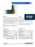 Stromstoßrelais SSR-VCX FC010502: Beschreibung Description
