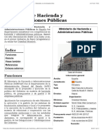 Ministerio de Hacienda y Administraciones Públicas - Wikipedia, La Enciclopedia Libre