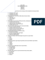 SOAL UJIAN 2022 kelas 9 semester 6