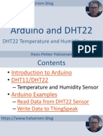 Arduino and DHT22 Temperature and Humidity Sensor