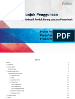 Petunjuk Penggunaan Aplikasi (Pre Order) Katalog Elektronik - Pendaftaran - Pencantuman Produk Penyedia