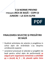 CURSUL 2 CERINŢE ŞI NORME PRIVIND PREGĂTIREA DE BAZĂ _