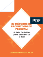 20 metodos de produtividade pessoal