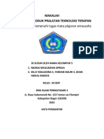 Disusun Untuk Memenuhi Tugas Mata Plajaran Wirausaha: Makalah Wirausaha Produk Pralatan Teknologi Terapan