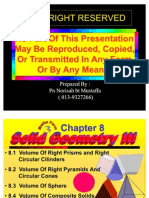 Chapter Module Solid Geometry III
