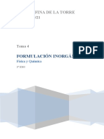 Formulación inorgánica 3o ESO