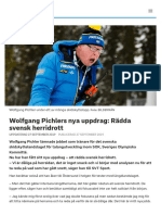 Wolfgang Pichlers Nya Uppdrag: Rädda Svensk Herridrott - SVT Sport