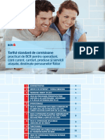 Tarif Standard de Comisioane PF