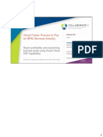 Cloud Fusion Procure To Pay For BPM Services Industry - PPT - Notes