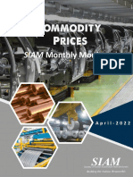 SIAM Commodity Prices - Monthly Monitor Report - April 2022