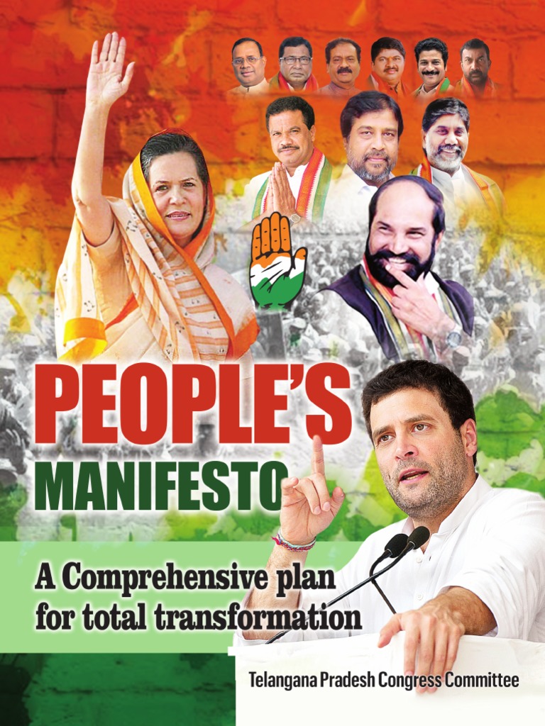 INC Manifesto English PDF Indian National Congress Jawaharlal Nehru
