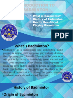 Intro to Badminton: History, Benefits