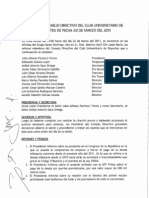 Sesión Consejo Directivo 22 de Marzo Del 2011