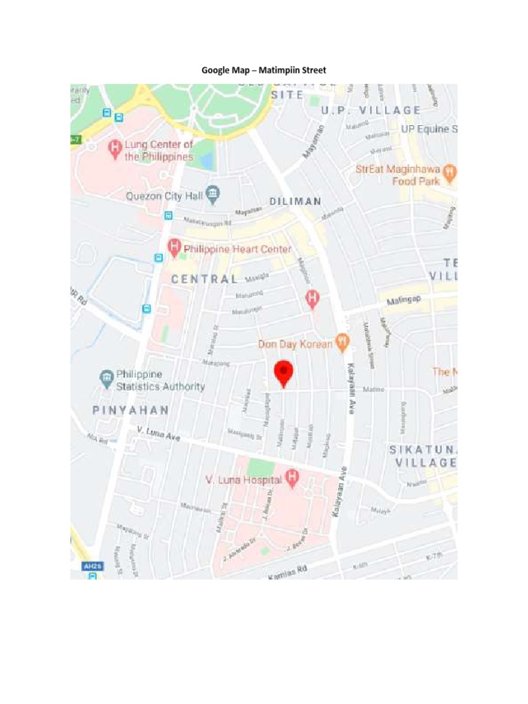 Zoning Map Ordinance Matimpiin St. Quezon City PDF