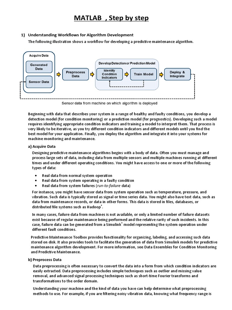 MATLAB, Step by Step | PDF | Prediction | Cloud Computing