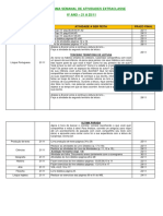6º Ano Cronograma de Atividades Extraclasse 21 A 25-11